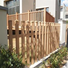 एंटी-यूवी वॉटरप्रूफ कोई पेंटिंग डब्ल्यूपीसी गार्डन बाड़